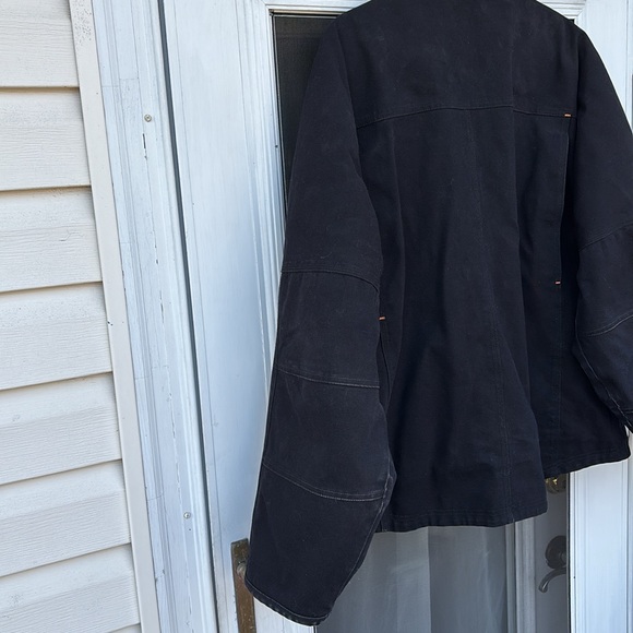 TIMBERLAND PRO SERIES MEN’S BLACK DENIM LINED JACKET-XL - Picture 7 of 9